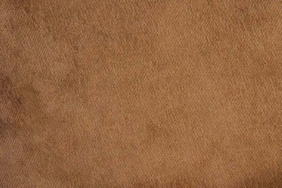 Tan corduroy fabric