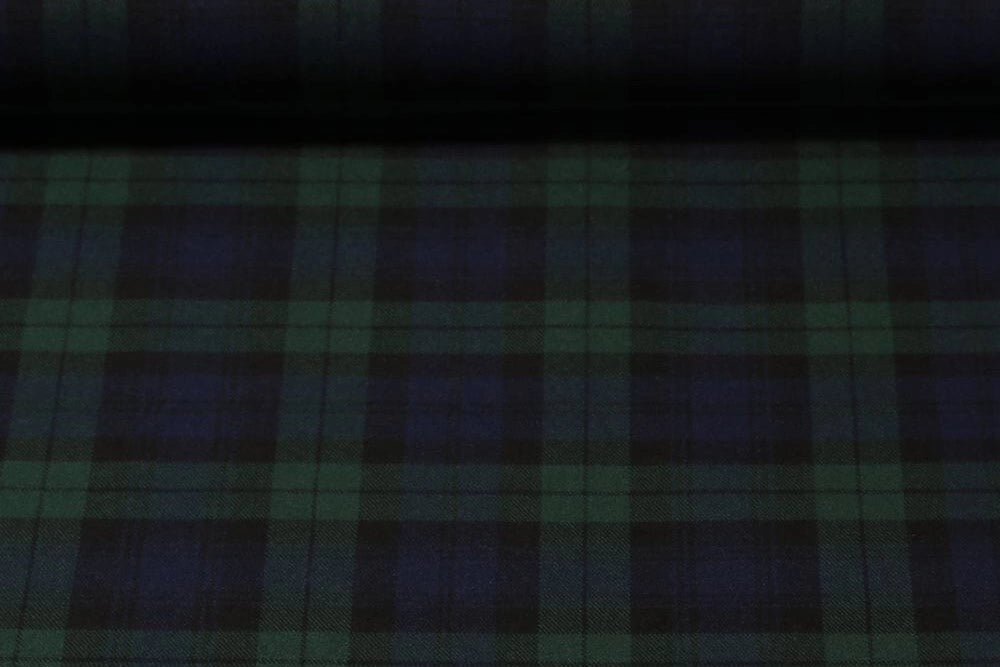 Green & Blue Scottish fabric