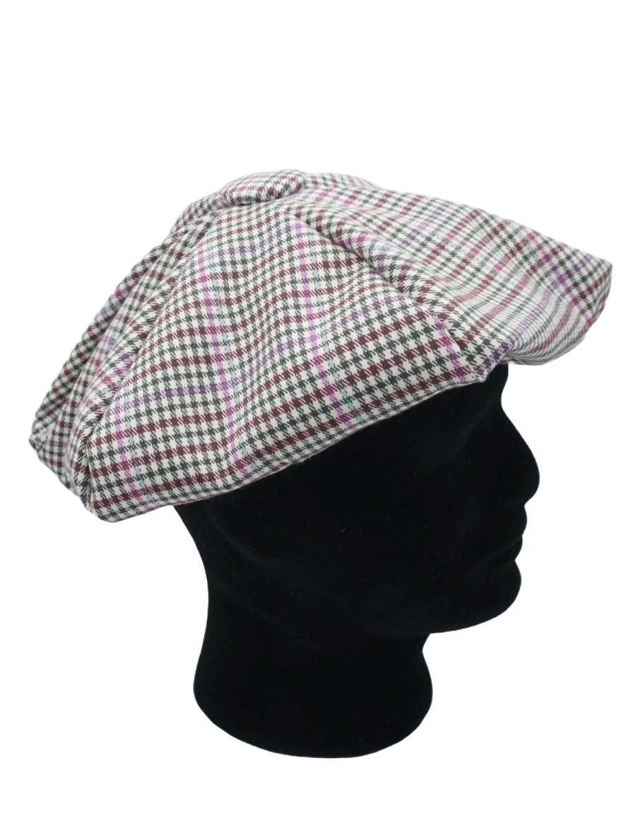 Béret Personnalisé (doublure en satin de soie naturelle), vue de côté