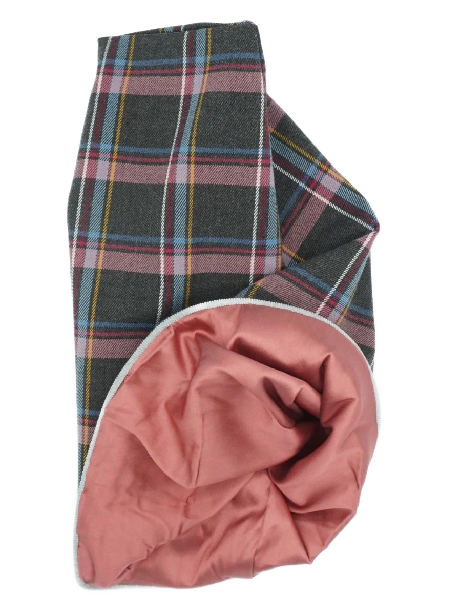 Bonnet Phrygien Personnalisé (doublure satin de soie naturelle), doublure vieux rose