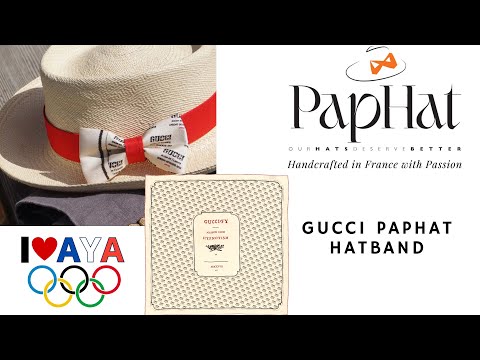 Présentation vidéo YouTube du ruban de chapeau PapHat Gucci - OurHatsDeserveBetter