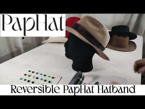 YouTube video on the reversible PapHat hatband Reverso Collection