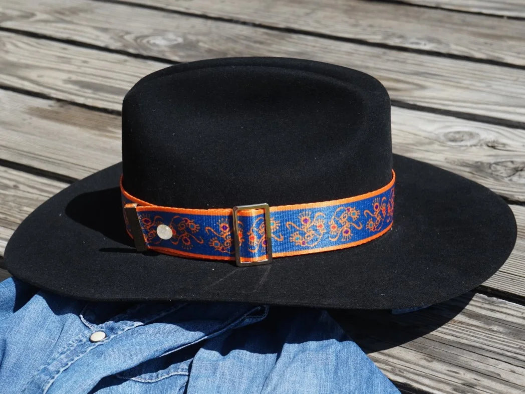 Ruban de chapeau ethnique PapHat Light "Gros Grain 4" sur stetson country