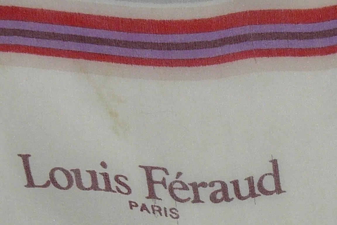 Ruban de chapeau PapHat Louis Féraud, signature du foulard